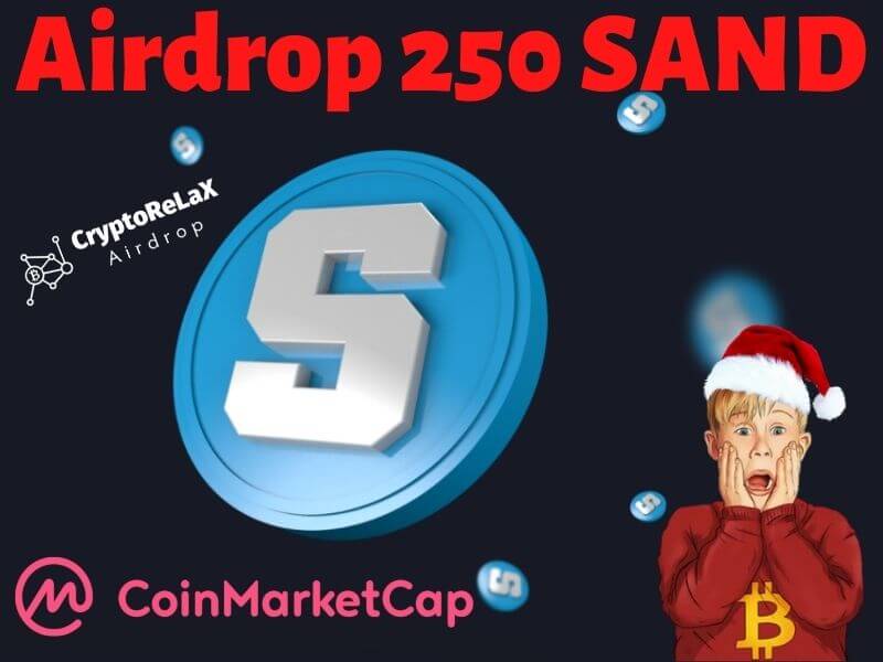 Аирдроп The Sandbox SAND на CoinMarketCap